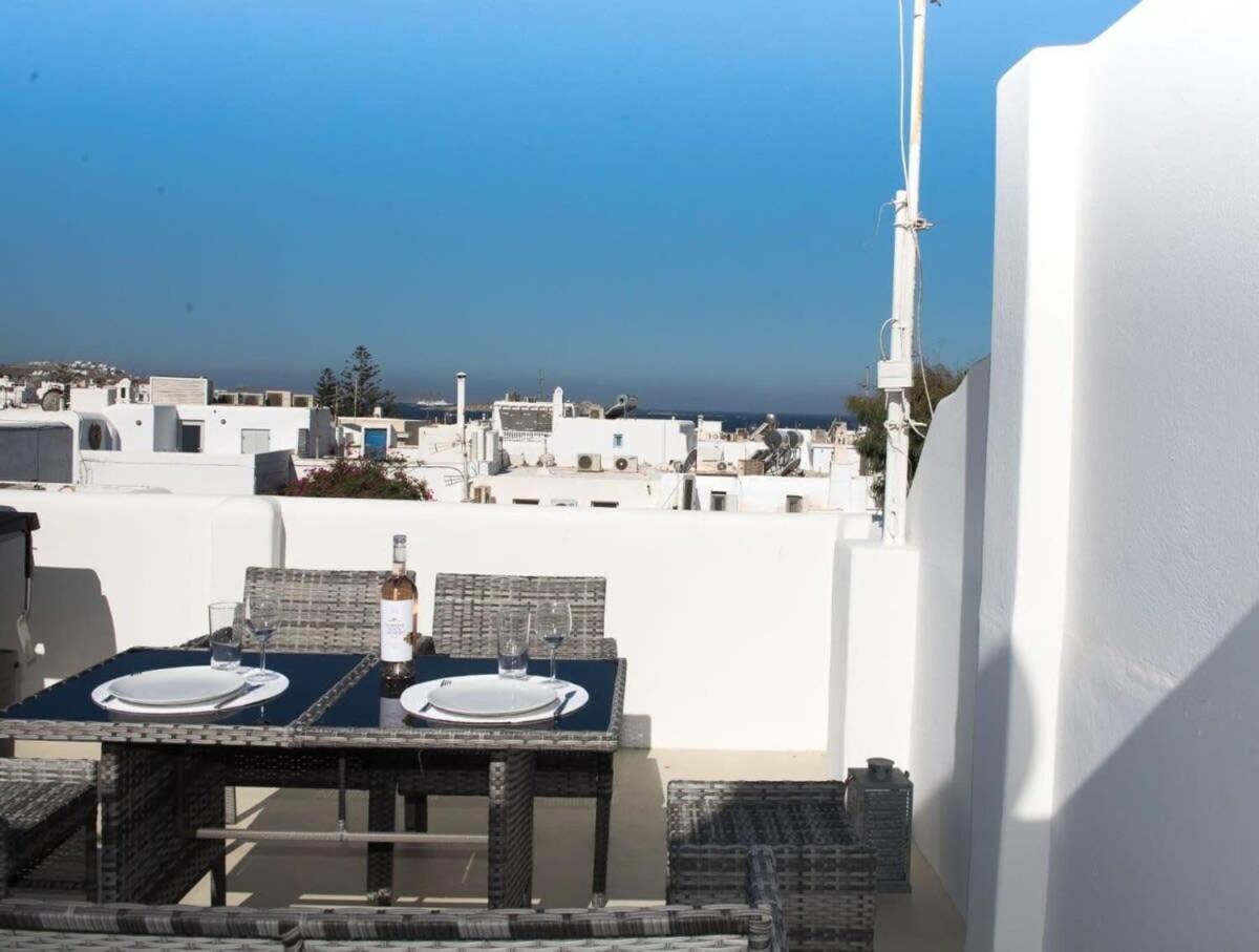 Amazing Mykonos Town Maisonette With Roof Garden Apartamento *